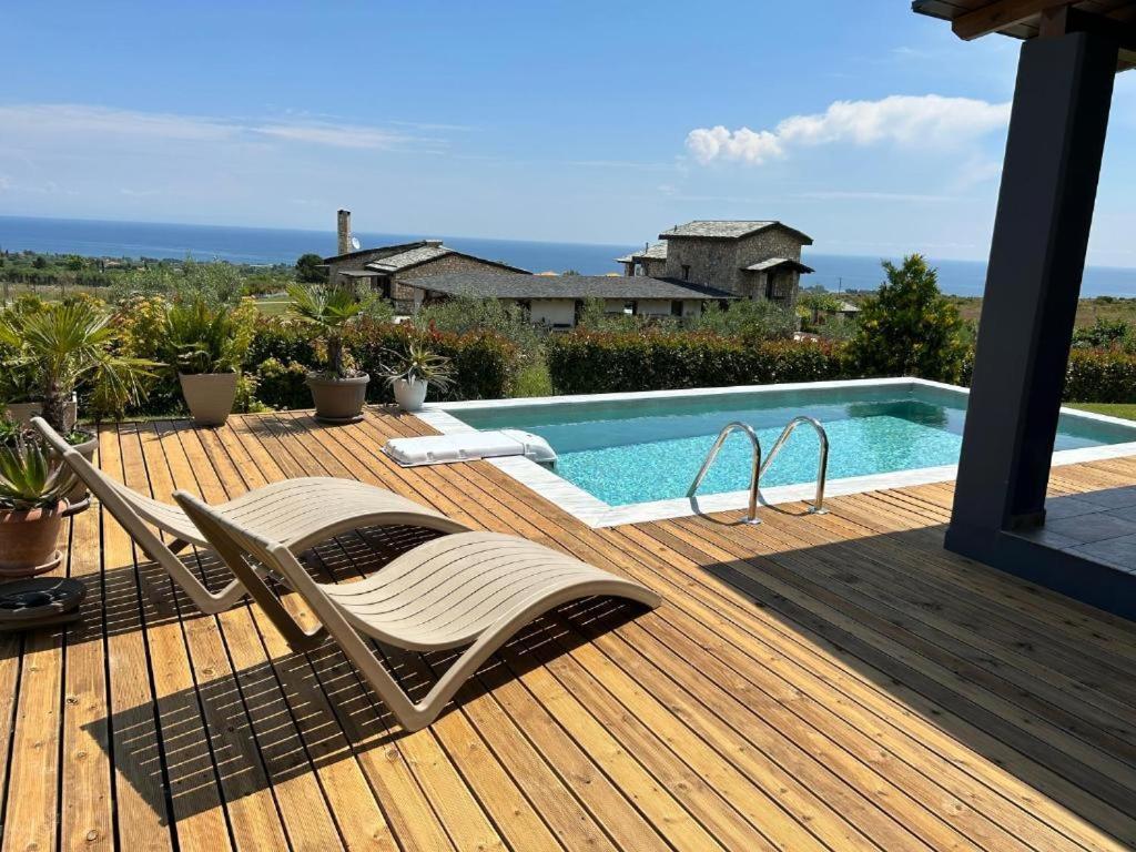 Zeusplace Pool Villa Olympus Riviera لِتوخورو المظهر الخارجي الصورة